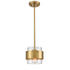 Modern Brass Kitchen Pendant Light Rod Hanging Light Fixture